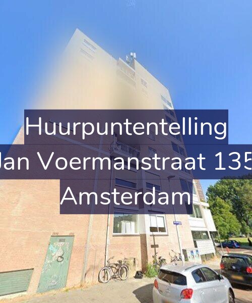 Foto gevel Huurpuntentelling voor Jan Voermanstraat 135, Amsterdam