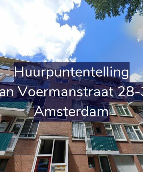 Foto gevel Huurpuntentelling voor Jan Voermanstraat 28-3, Amsterdam