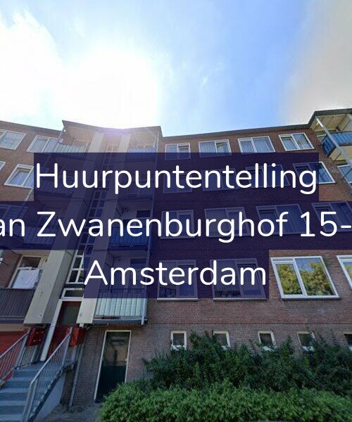 Foto gevel Huurpuntentelling voor Jan Zwanenburghof 15-1, Amsterdam