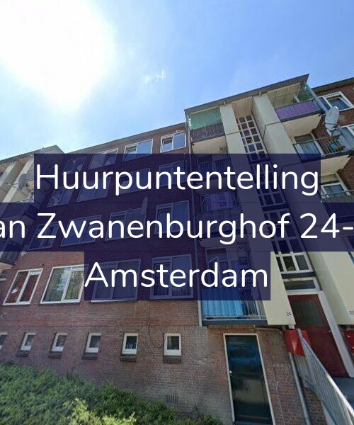 Foto gevel Huurpuntentelling voor Jan Zwanenburghof 24-1, Amsterdam