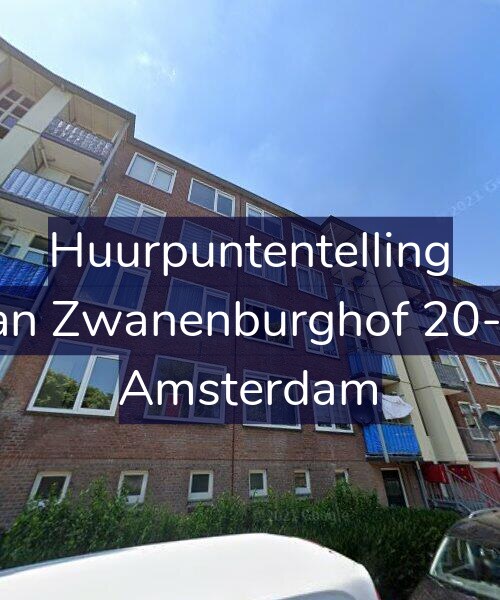 Foto gevel Huurpuntentelling voor Jan Zwanenburghof 20-1, Amsterdam