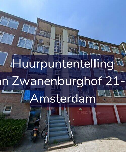 Foto gevel Huurpuntentelling voor Jan Zwanenburghof 21-H, Amsterdam
