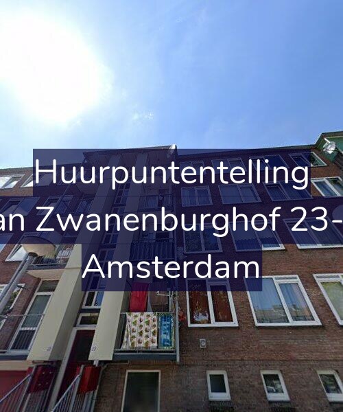 Foto gevel Huurpuntentelling voor Jan Zwanenburghof 23-3, Amsterdam