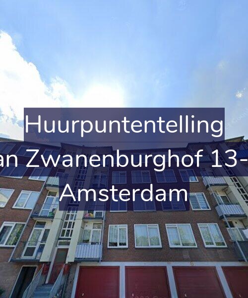 Foto gevel Huurpuntentelling voor Jan Zwanenburghof 13-2, Amsterdam