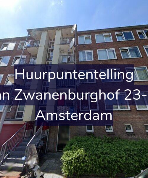 Foto gevel Huurpuntentelling voor Jan Zwanenburghof 23-H, Amsterdam