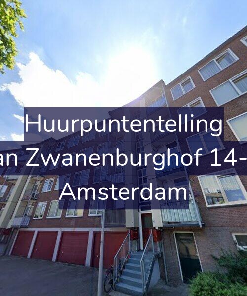 Foto gevel Huurpuntentelling voor Jan Zwanenburghof 14-1, Amsterdam