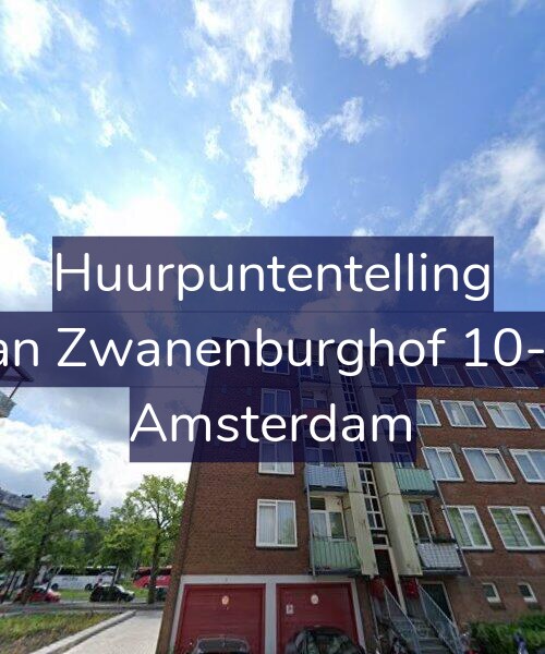 Foto gevel Huurpuntentelling voor Jan Zwanenburghof 10-2, Amsterdam