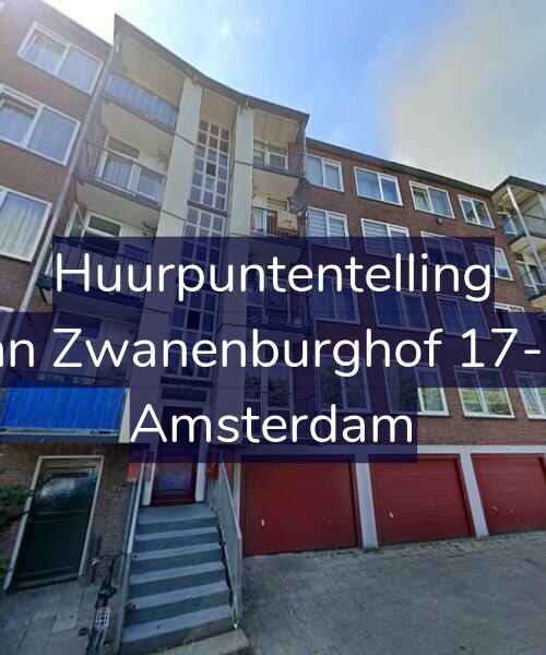Foto gevel Huurpuntentelling voor Jan Zwanenburghof 17-H, Amsterdam