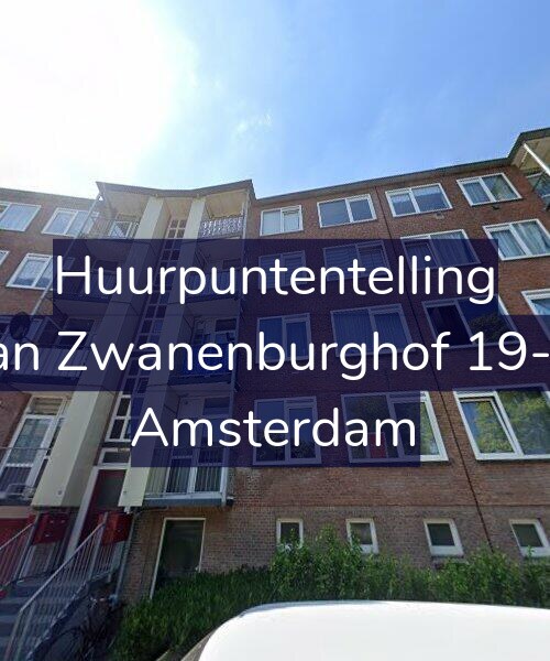 Foto gevel Huurpuntentelling voor Jan Zwanenburghof 19-1, Amsterdam