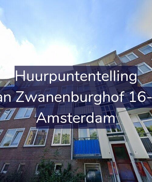 Foto gevel Huurpuntentelling voor Jan Zwanenburghof 16-2, Amsterdam