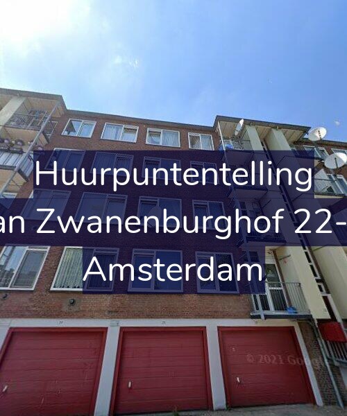 Foto gevel Huurpuntentelling voor Jan Zwanenburghof 22-1, Amsterdam