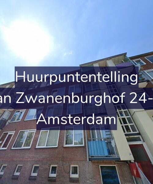 Foto gevel Huurpuntentelling voor Jan Zwanenburghof 24-3, Amsterdam