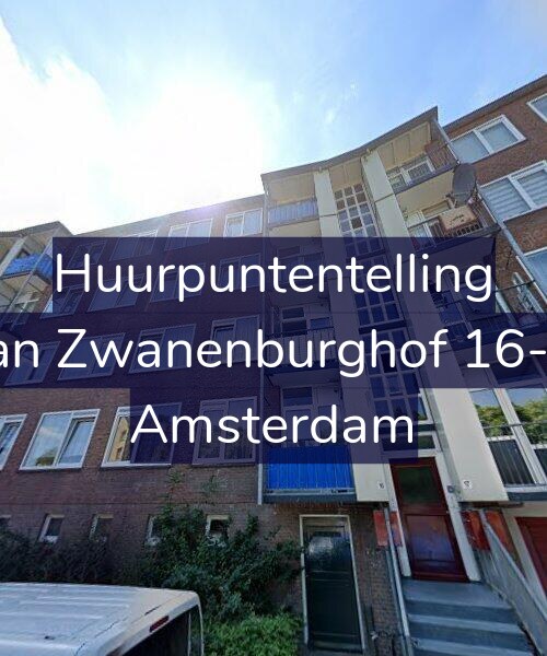 Foto gevel Huurpuntentelling voor Jan Zwanenburghof 16-1, Amsterdam