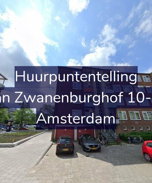 Foto gevel Huurpuntentelling voor Jan Zwanenburghof 10-H, Amsterdam