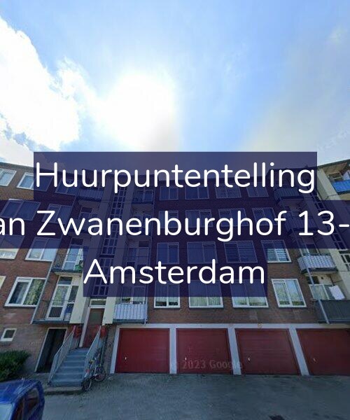 Foto gevel Huurpuntentelling voor Jan Zwanenburghof 13-1, Amsterdam
