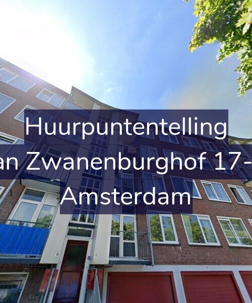 Foto gevel Huurpuntentelling voor Jan Zwanenburghof 17-3, Amsterdam