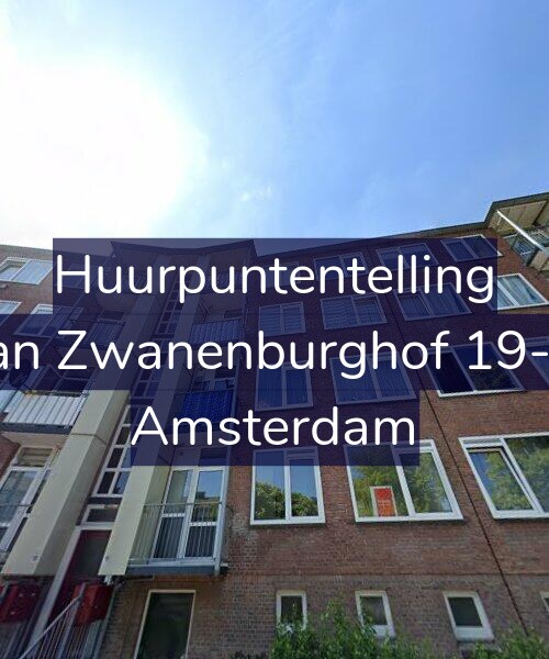 Foto gevel Huurpuntentelling voor Jan Zwanenburghof 19-3, Amsterdam
