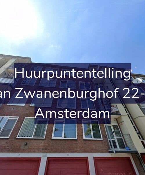 Foto gevel Huurpuntentelling voor Jan Zwanenburghof 22-2, Amsterdam