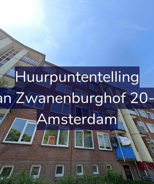 Foto gevel Huurpuntentelling voor Jan Zwanenburghof 20-3, Amsterdam