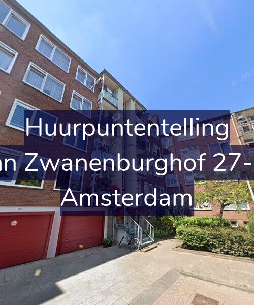 Foto gevel Huurpuntentelling voor Jan Zwanenburghof 27-H, Amsterdam
