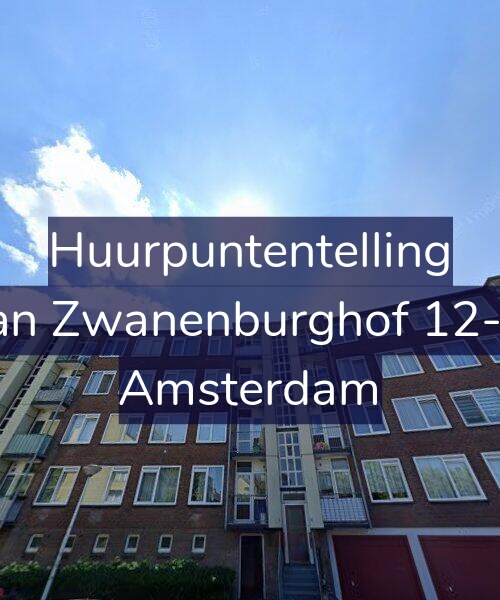 Foto gevel Huurpuntentelling voor Jan Zwanenburghof 12-3, Amsterdam