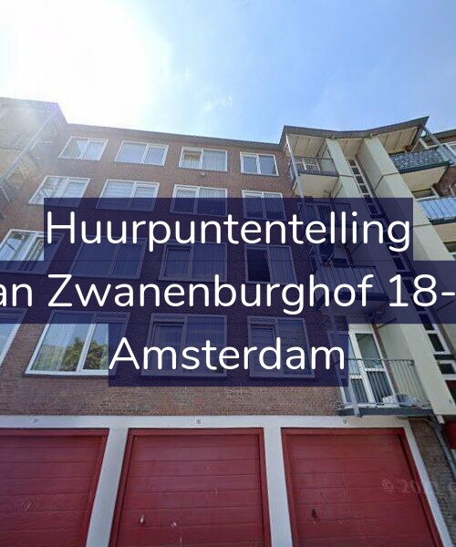Foto gevel Huurpuntentelling voor Jan Zwanenburghof 18-1, Amsterdam