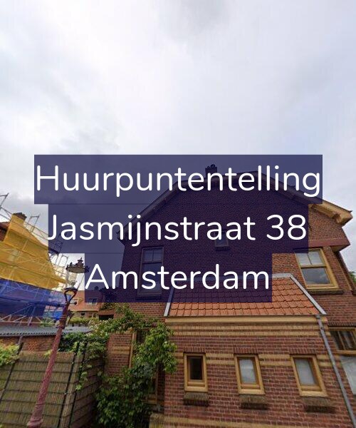 Foto gevel Huurpuntentelling voor Jasmijnstraat 38, Amsterdam
