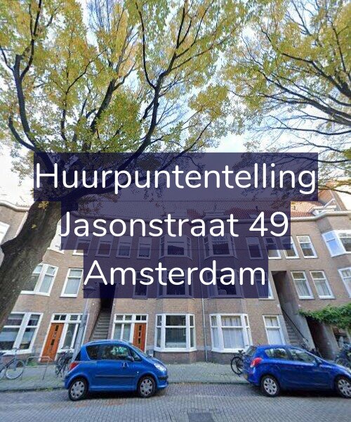 Foto gevel Huurpuntentelling voor Jasonstraat 49, Amsterdam