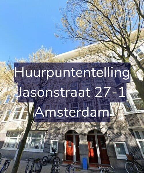 Foto gevel Huurpuntentelling voor Jasonstraat 27-1, Amsterdam