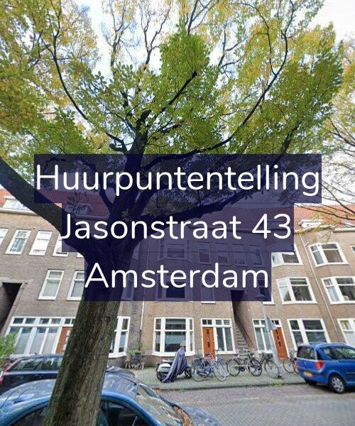 Foto gevel Huurpuntentelling voor Jasonstraat 43, Amsterdam