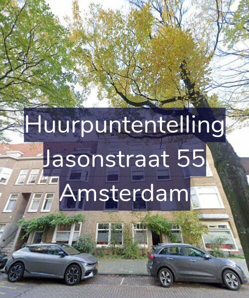 Foto gevel Huurpuntentelling voor Jasonstraat 55, Amsterdam
