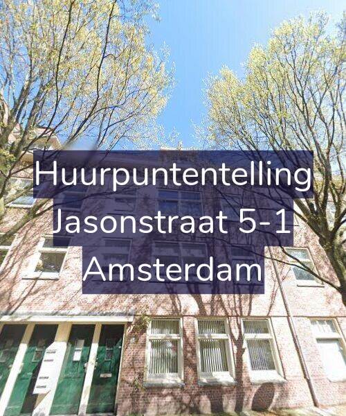 Foto gevel Huurpuntentelling voor Jasonstraat 5-1, Amsterdam