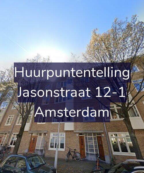 Foto gevel Huurpuntentelling voor Jasonstraat 12-1, Amsterdam