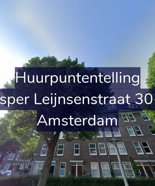 Foto gevel Huurpuntentelling voor Jasper Leijnsenstraat 30-3, Amsterdam