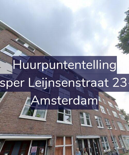 Foto gevel Huurpuntentelling voor Jasper Leijnsenstraat 23-3, Amsterdam