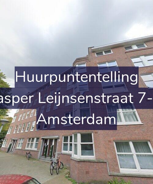 Foto gevel Huurpuntentelling voor Jasper Leijnsenstraat 7-2, Amsterdam
