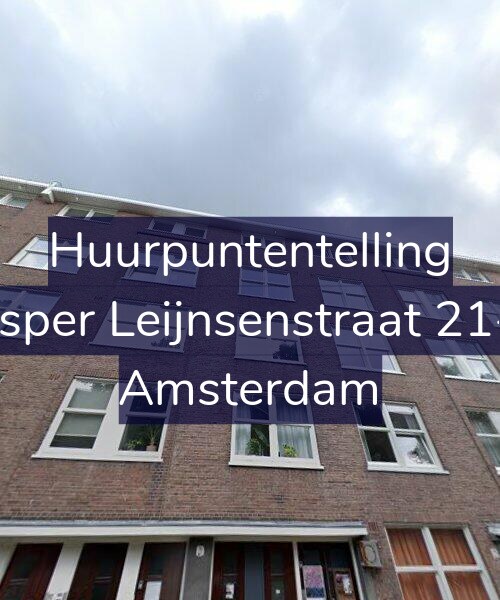 Foto gevel Huurpuntentelling voor Jasper Leijnsenstraat 21-2, Amsterdam
