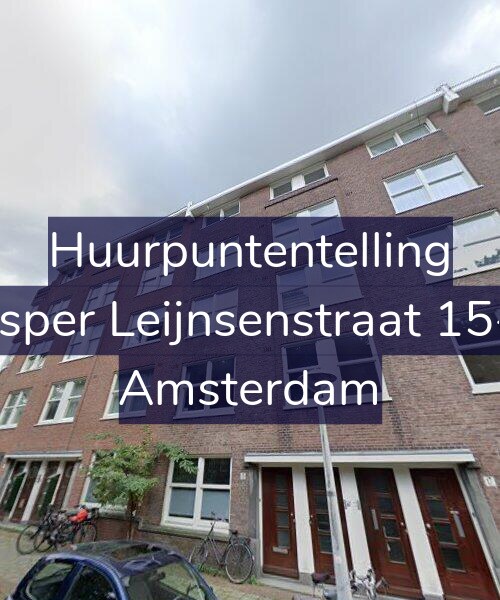 Foto gevel Huurpuntentelling voor Jasper Leijnsenstraat 15-2, Amsterdam