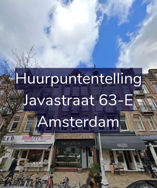 Foto gevel Huurpuntentelling voor Javastraat 63-E, Amsterdam