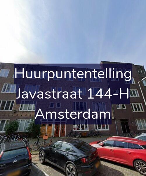 Foto gevel Huurpuntentelling voor Javastraat 144-H, Amsterdam
