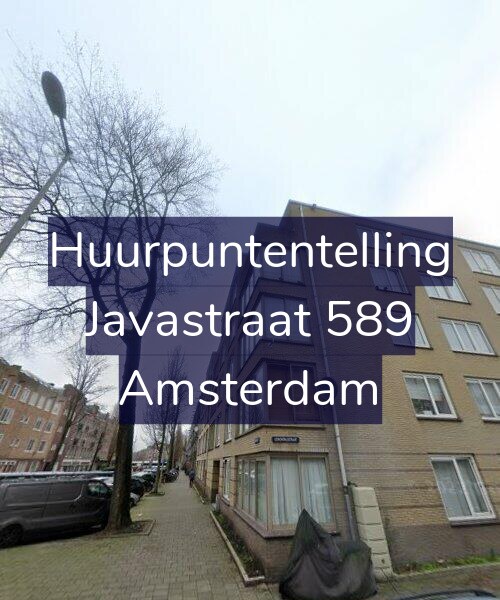 Foto gevel Huurpuntentelling voor Javastraat 589, Amsterdam