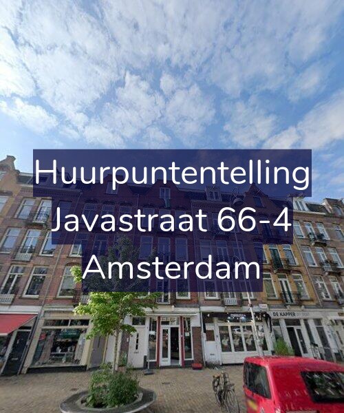 Foto gevel Huurpuntentelling voor Javastraat 66-4, Amsterdam