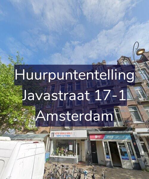 Foto gevel Huurpuntentelling voor Javastraat 17-1, Amsterdam