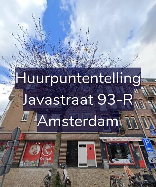 Foto gevel Huurpuntentelling voor Javastraat 93-R, Amsterdam