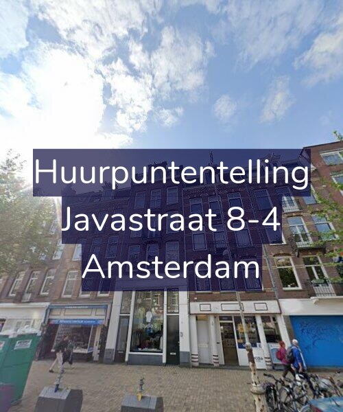 Foto gevel Huurpuntentelling voor Javastraat 8-4, Amsterdam