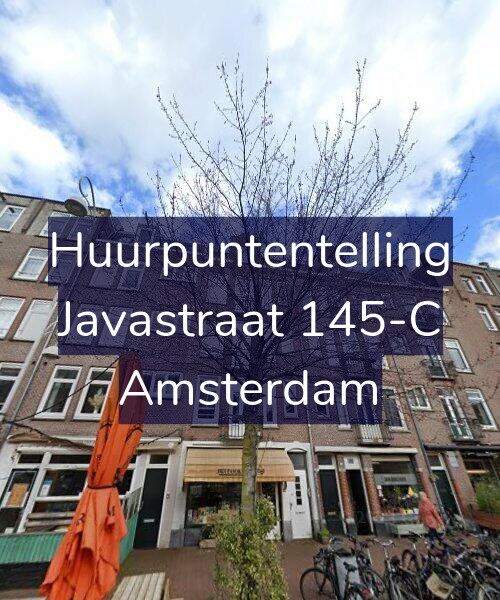 Foto gevel Huurpuntentelling voor Javastraat 145-C, Amsterdam