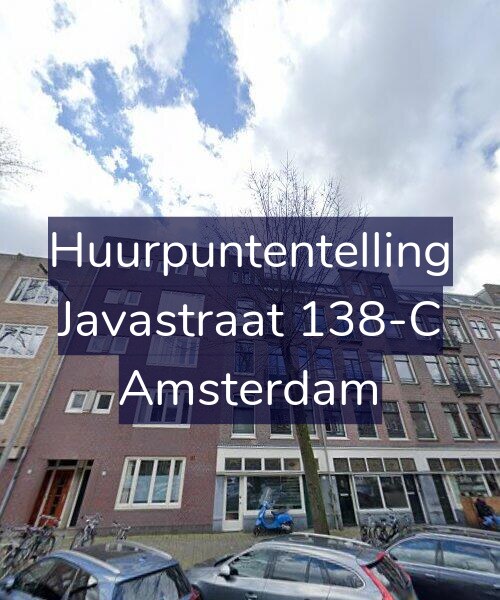 Foto gevel Huurpuntentelling voor Javastraat 138-C, Amsterdam