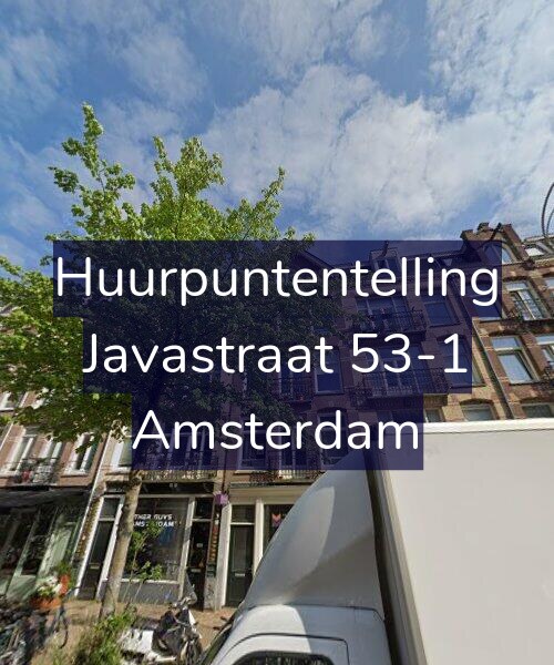 Foto gevel Huurpuntentelling voor Javastraat 53-1, Amsterdam