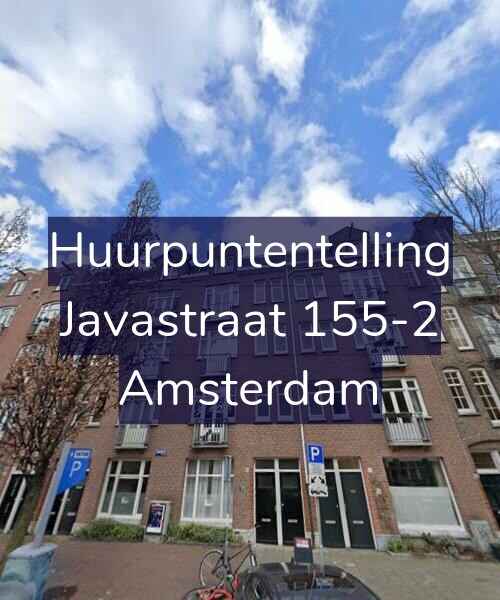 Foto gevel Huurpuntentelling voor Javastraat 155-2, Amsterdam