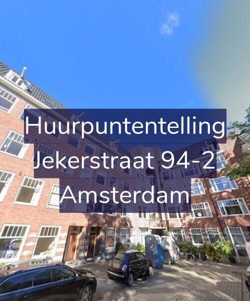 Foto gevel Huurpuntentelling voor Jekerstraat 94-2, Amsterdam